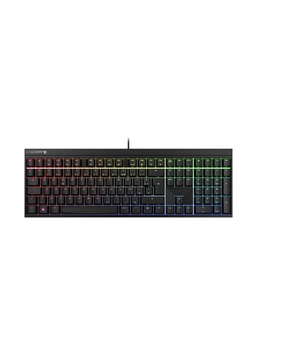 CHERRY MX 2.0S RGB, Avec fil, USB, Clavier mécanique, AZERTY, LED RGB, Noir-0
