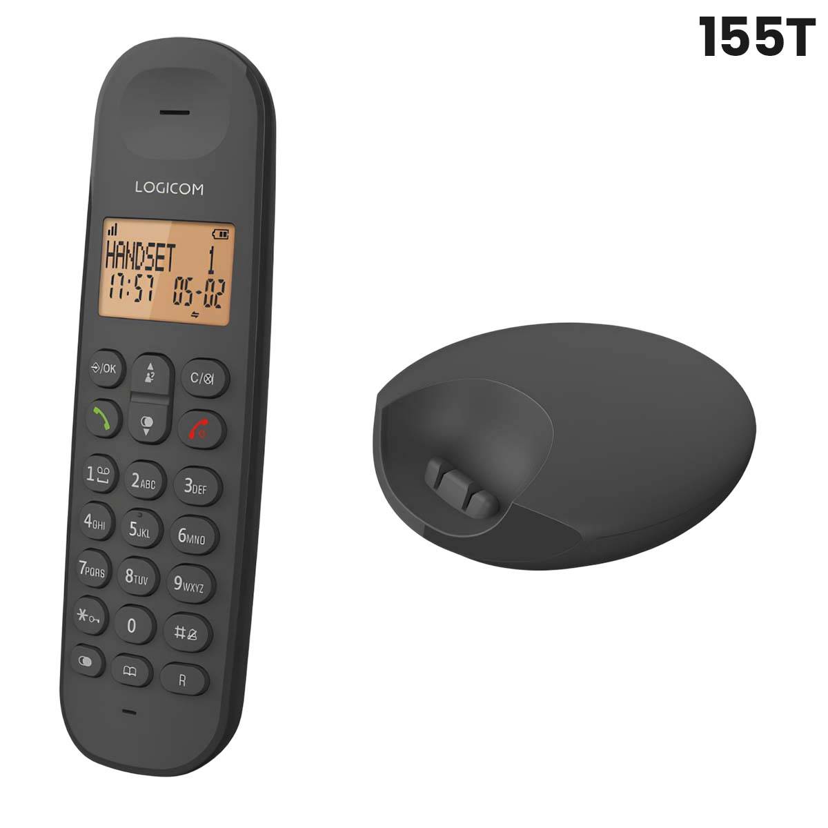 Téléphone sans Fil Mains Libres ILOA 155 avec Écran Portée 300m-1