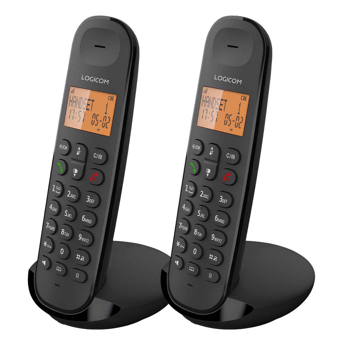 Téléphone sans Fil Duo Mains Libres ILOA 255 avec Écran Portée 300m-0