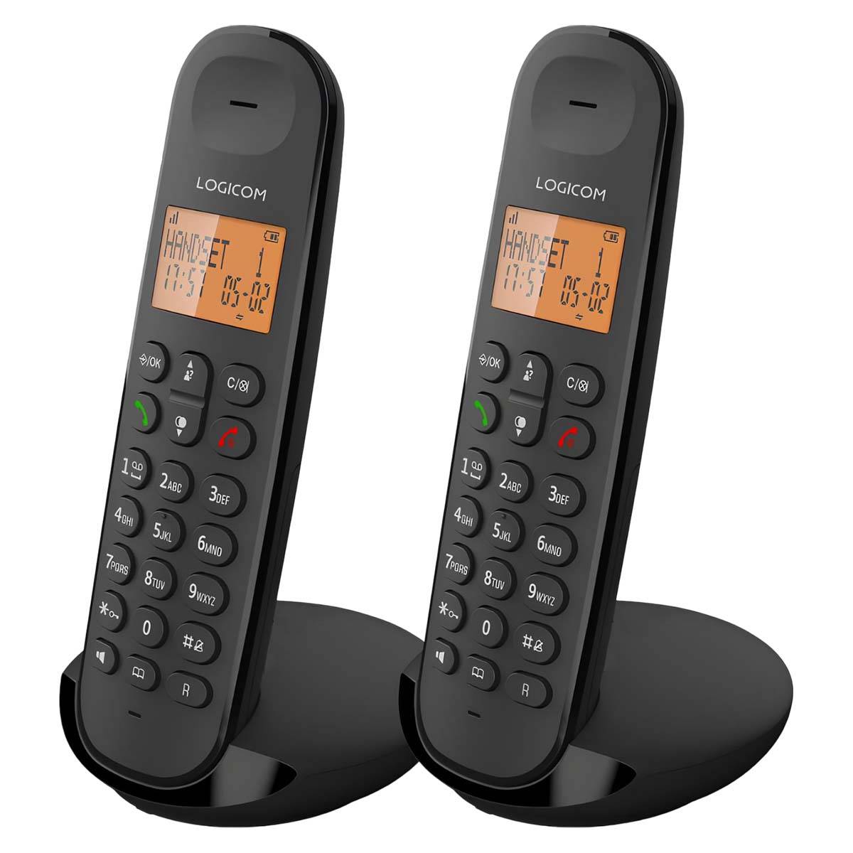 Téléphone sans Fil Duo Mains Libres ILOA 250 avec Écran Portée 300m-0