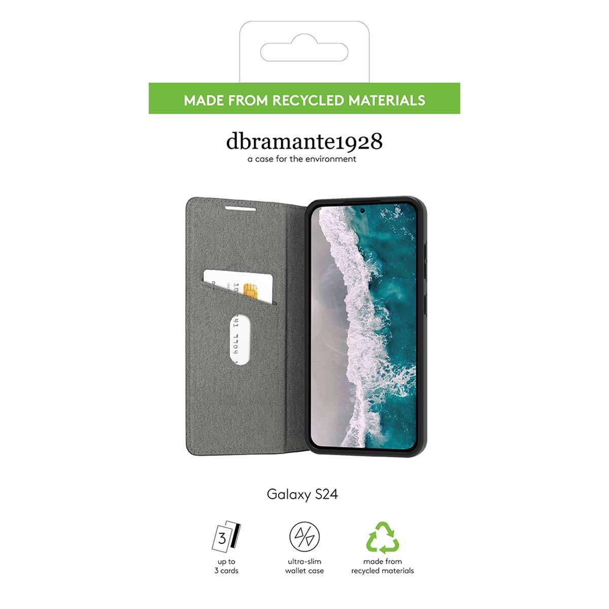 Étui Portefeuille pour Galaxy S24 Série Oslo avec Portes-cartes et Support-3