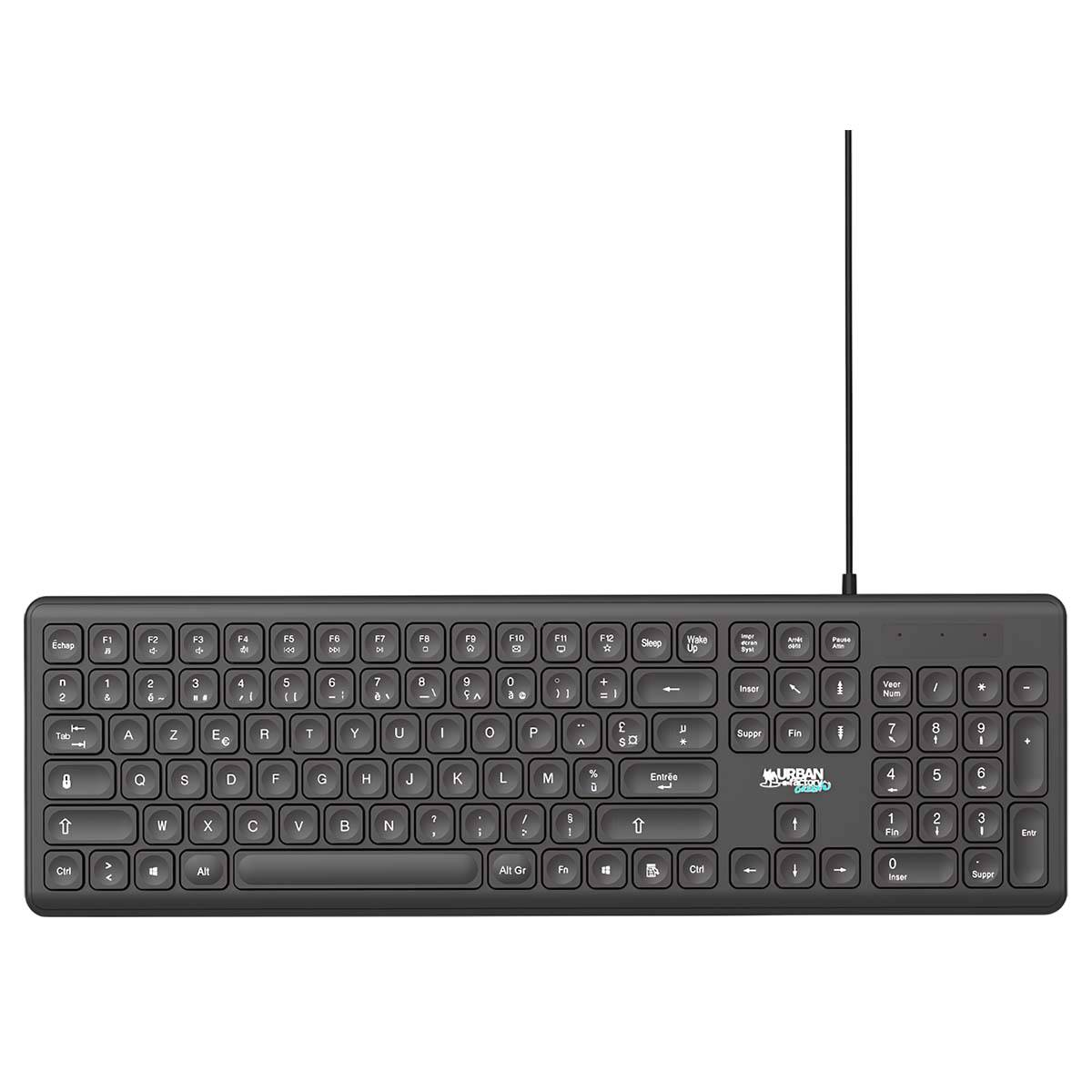 Clavier Filaire USB-A / USB-C pour PC Modèle Cyclee Touche Complet-1