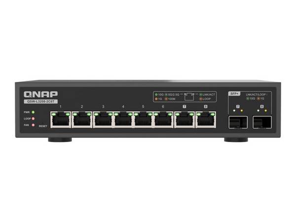 QNAP QSW-L3208-2C6T Netzwerk Switch