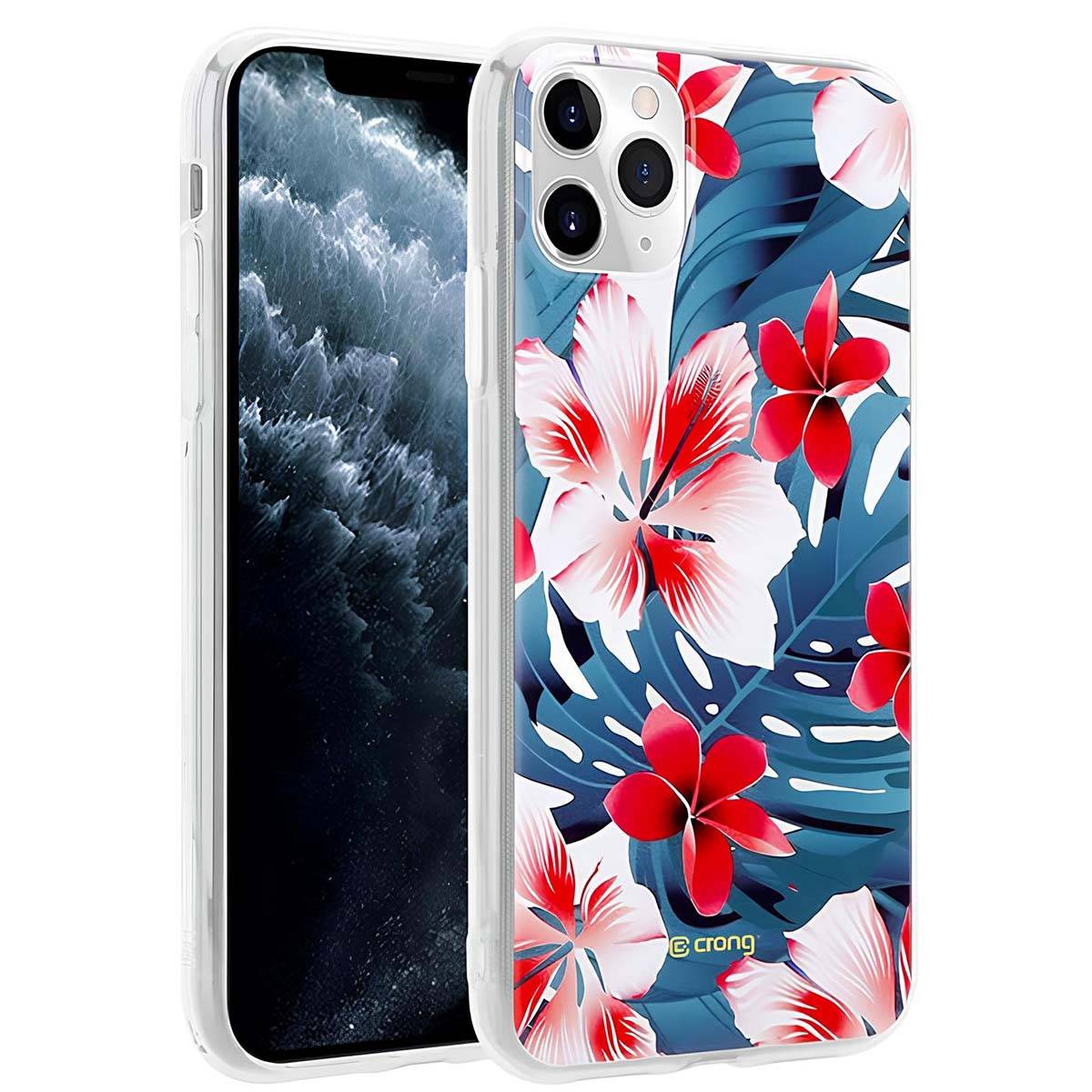 Coque pour iPhone 11 Pro Modèle Flower Case Élégant et Résistant-2