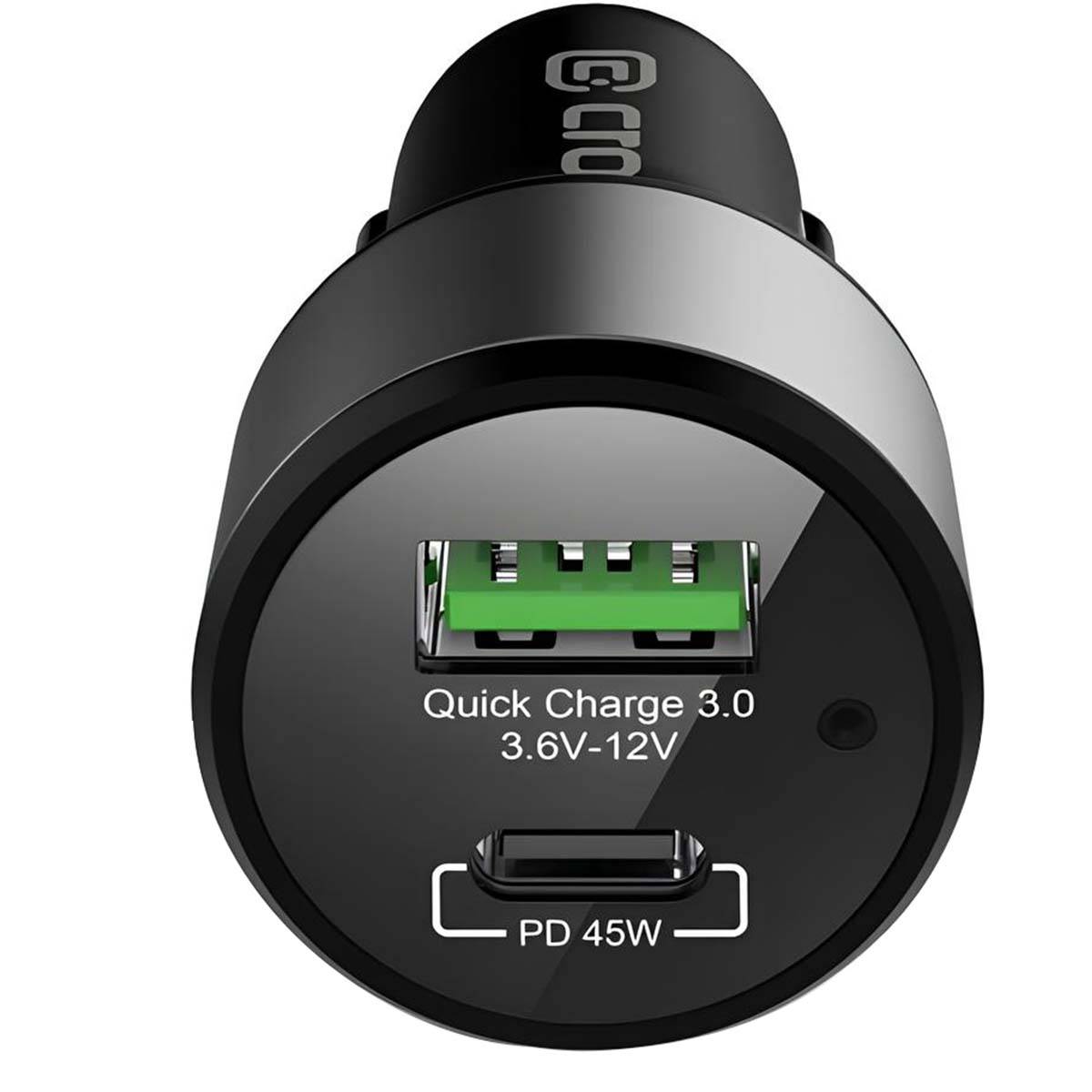 Chargeur Allume-Cigare USB-C PD 45W / USB QC 3.0 18W Compact-2