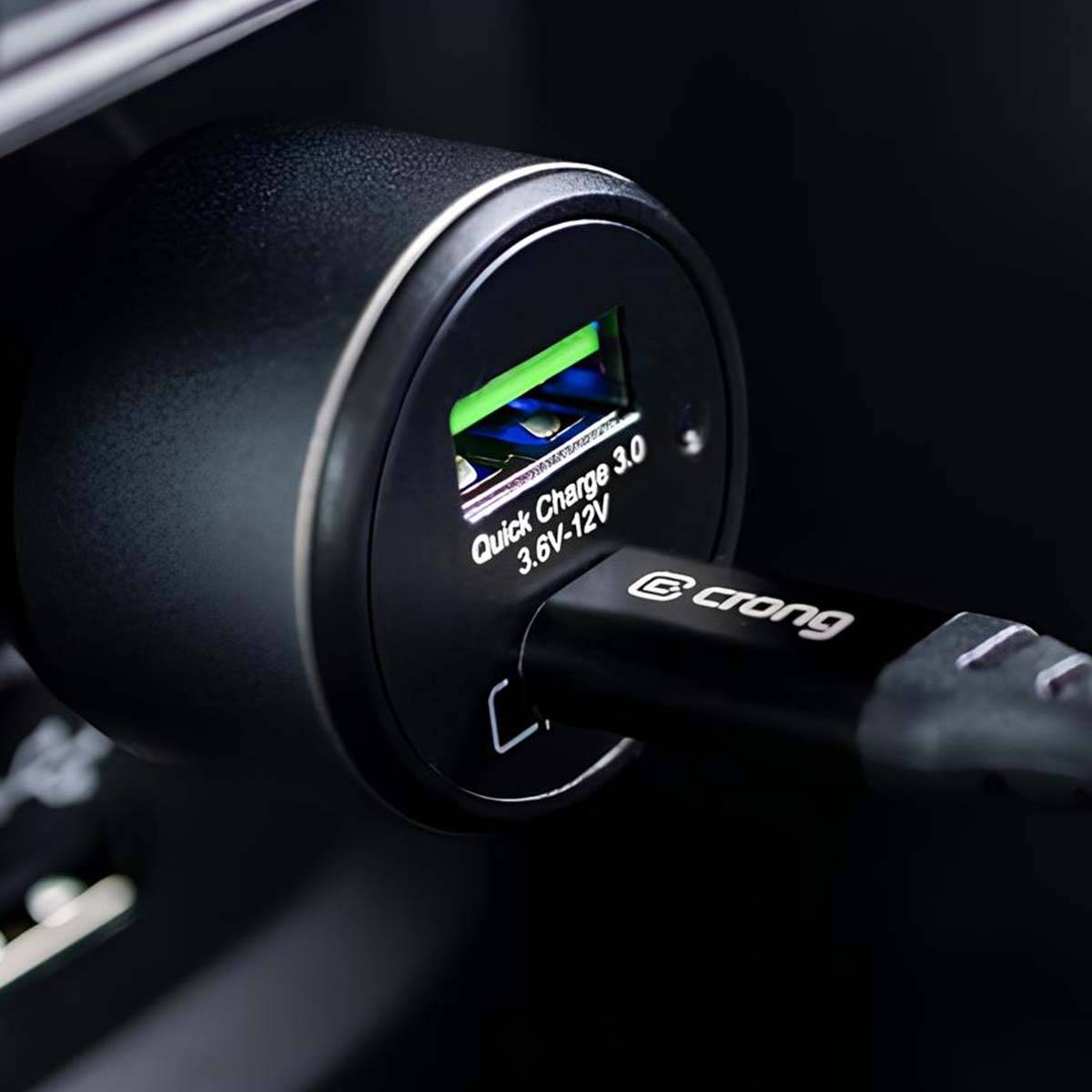 Chargeur Allume-Cigare USB-C PD 45W / USB QC 3.0 18W Compact-3