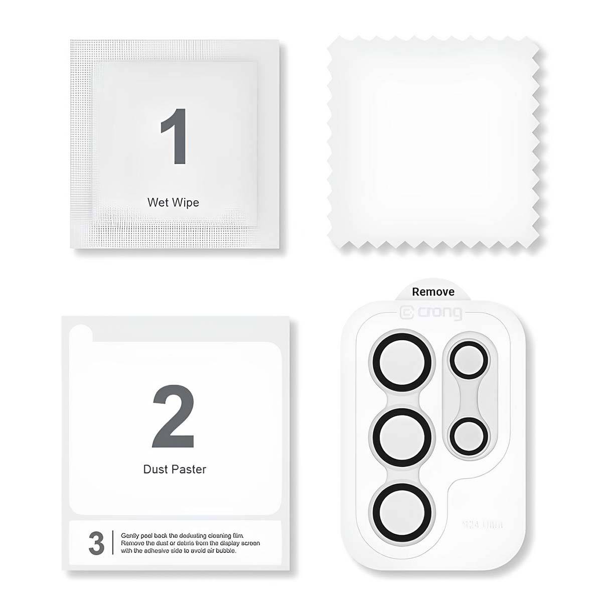 Protection d’Objectif Caméra pour Galaxy 24 Ultra Série Lens Ring-4