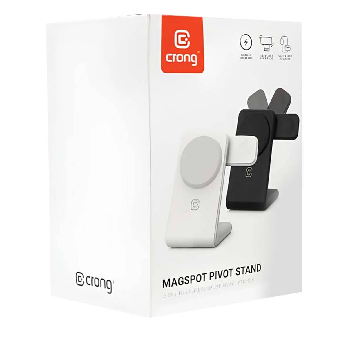 Chargeur Sans Fil 3-en-1 pour iPhone / Apple Watch / AirPods Modèle MagSpot-4