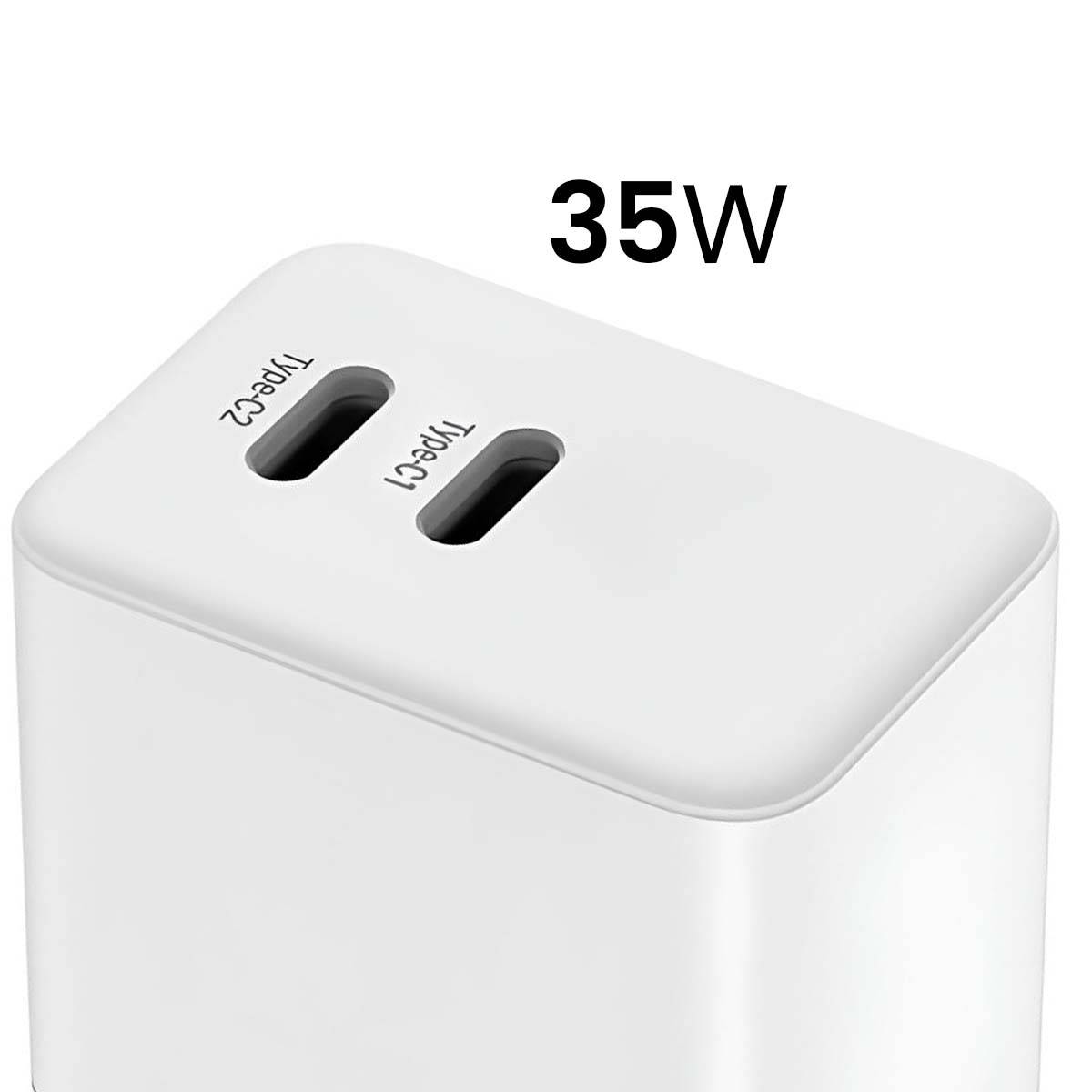 Chargeur Secteur 2 USB-C 35W PD 3.0 / PPS Ultra-Compact GaN-2