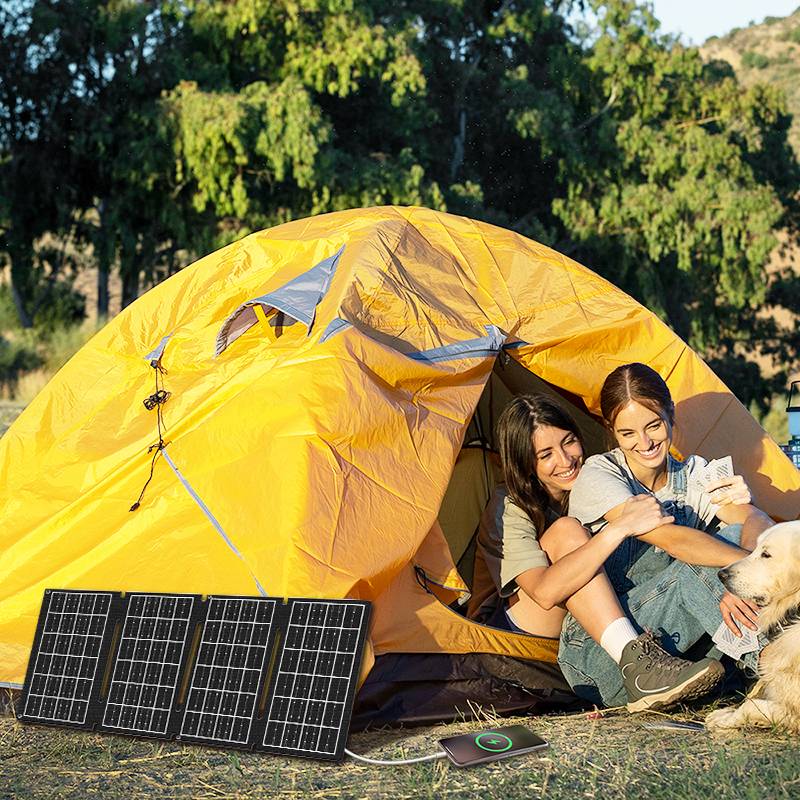Panneau Solaire Pliable Usb 15w Recharge Mobile Nomade Et écologique - Logilink-0
