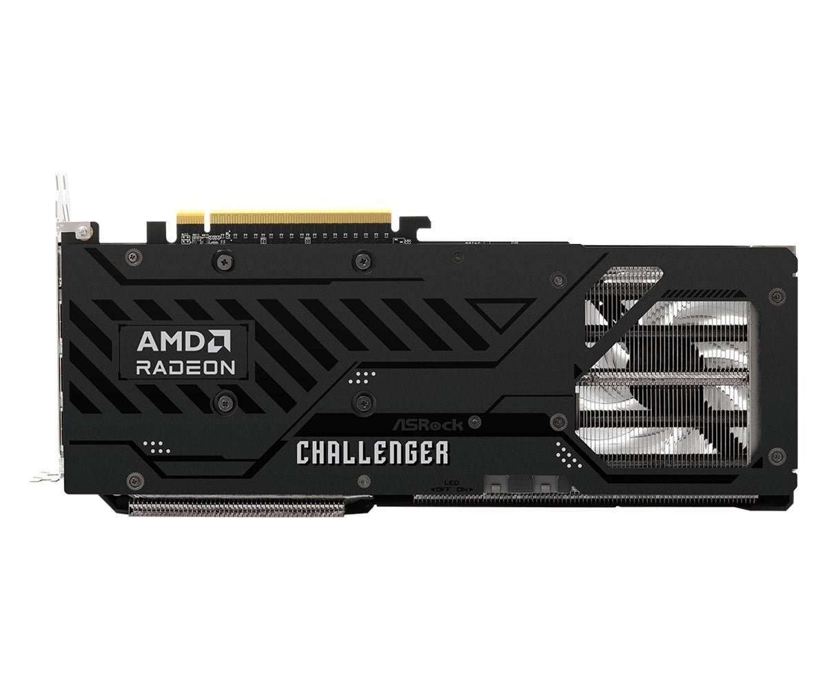 Asrock Challenger RX 9070 XT, Radeon RX 9070 XT, 16 Go, GDDR6, 256 bit, 7680 x 4320 pixels, PCI Express x16 5.0-1