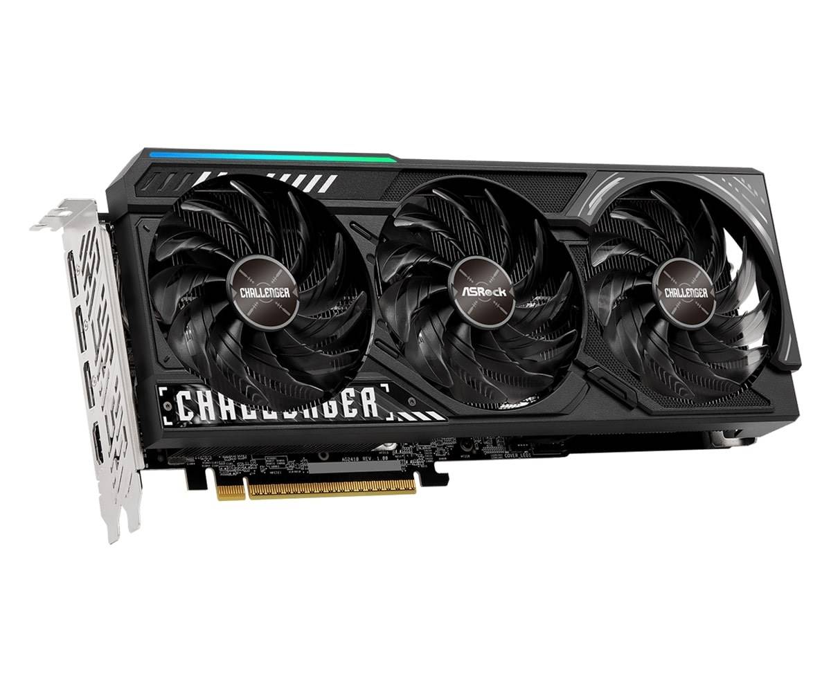 Asrock Challenger RX 9070 XT, Radeon RX 9070 XT, 16 Go, GDDR6, 256 bit, 7680 x 4320 pixels, PCI Express x16 5.0-3