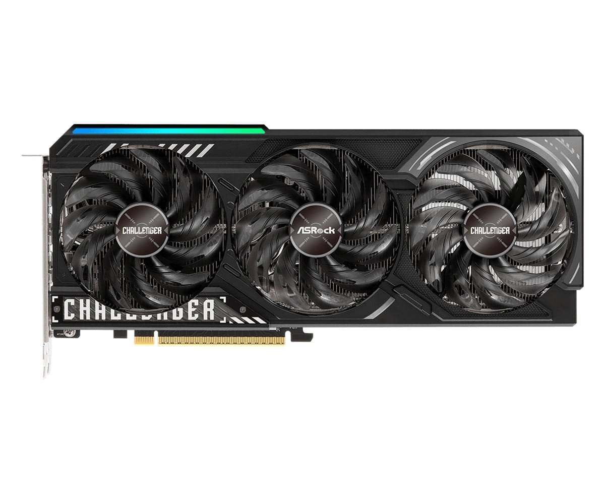 Asrock Challenger RX 9070 XT, Radeon RX 9070 XT, 16 Go, GDDR6, 256 bit, 7680 x 4320 pixels, PCI Express x16 5.0-4