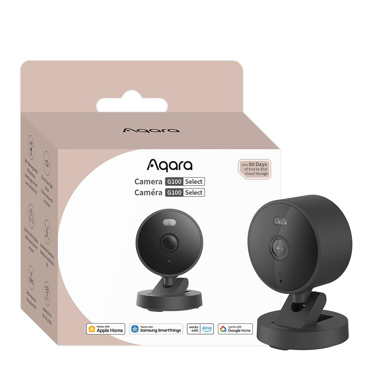 Caméra de Surveillance G100 Select WiFi Résolution 2K Détection IA-4