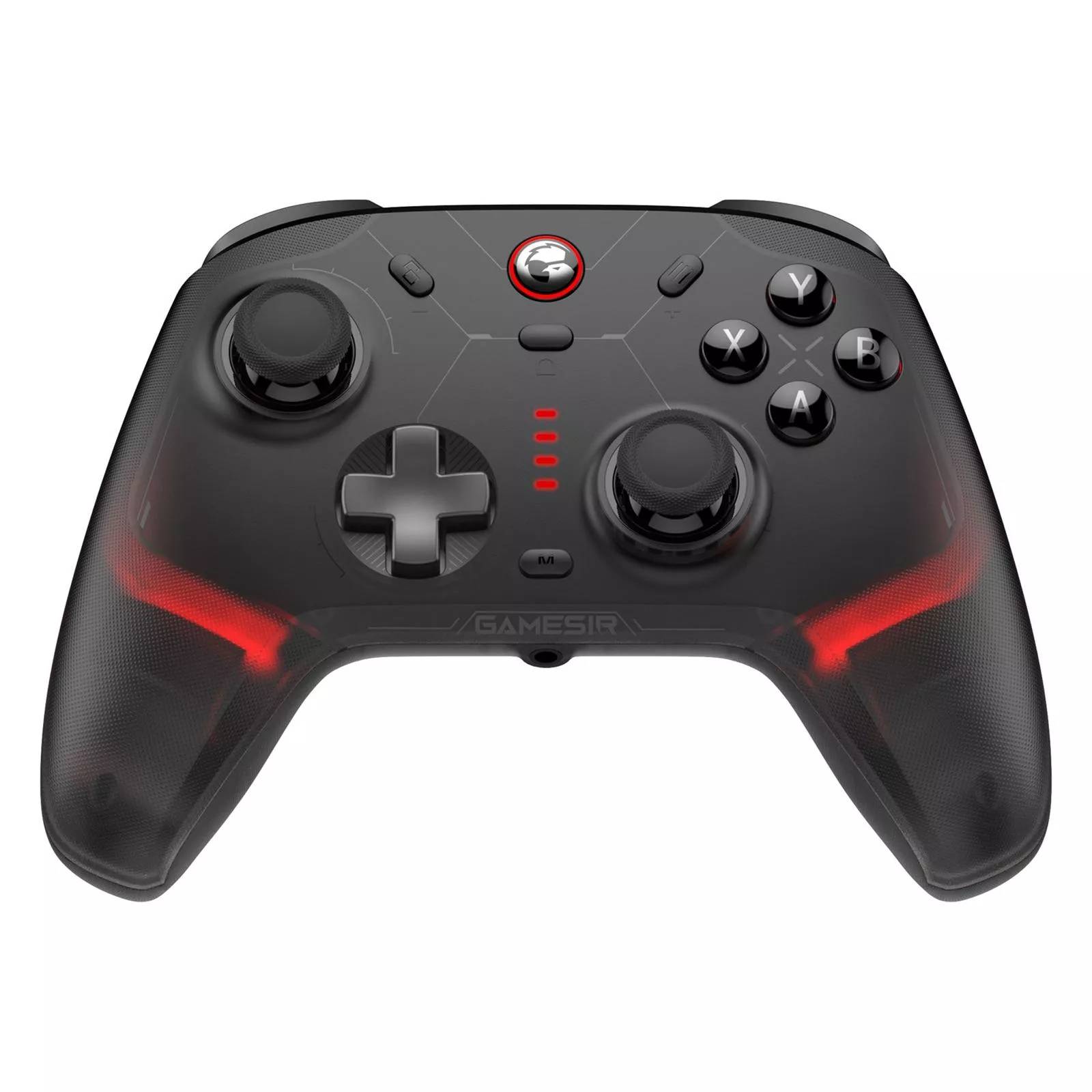 Gamepad Sans Fil Bluetooth RGB Pour Switch Android iOS PC Avec Vibration - Noir - Yonis-0