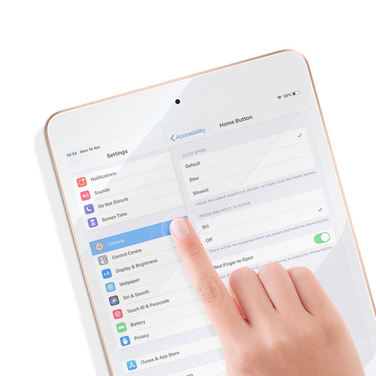 Verre Trempé pour iPad Mini 4 2015 7.9" Antichoc-2