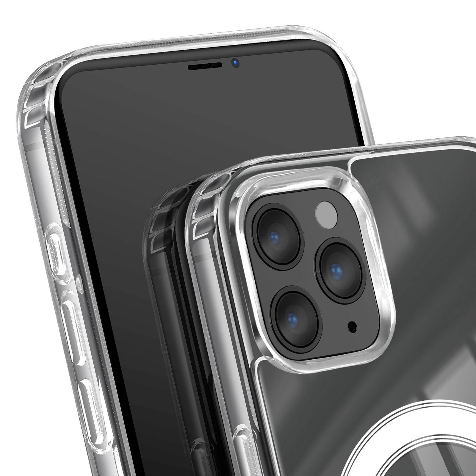 Coque MagSafe Renforcée pour iPhone 11 Pro Max modèle MagStick Clear Jelly-2