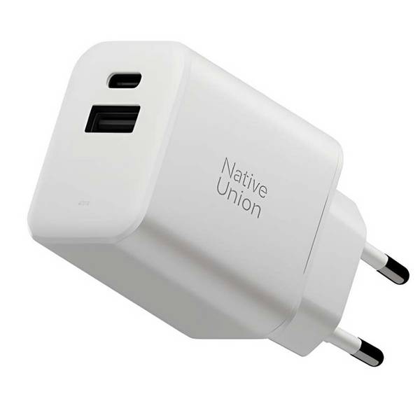 Chargeur Mural Double Port USB-C / USB-A GaN Power Delivery 45W