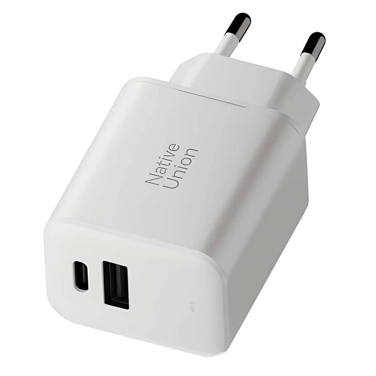 Chargeur Mural Double Port USB-C / USB-A GaN Power Delivery 45W-1