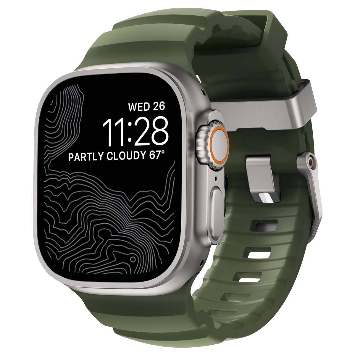 Bracelet Sport Étanche 49mm pour Apple Watch Modèle Rocky Point-1