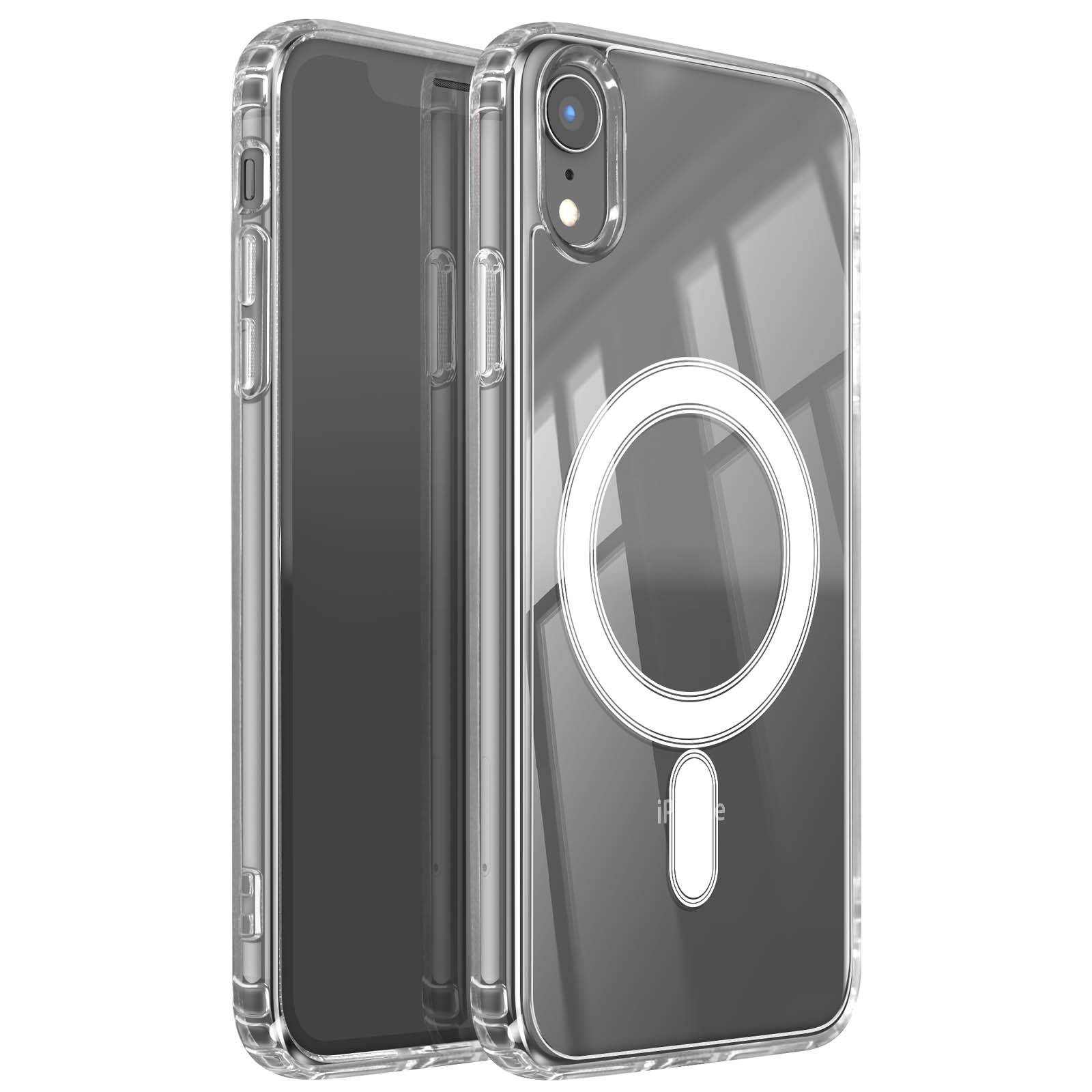 Coque MagSafe pour iPhone XR Collection MagStick Clear Jelly-1