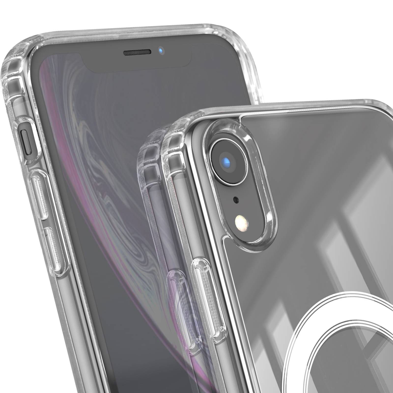 Coque MagSafe pour iPhone XR Collection MagStick Clear Jelly-2