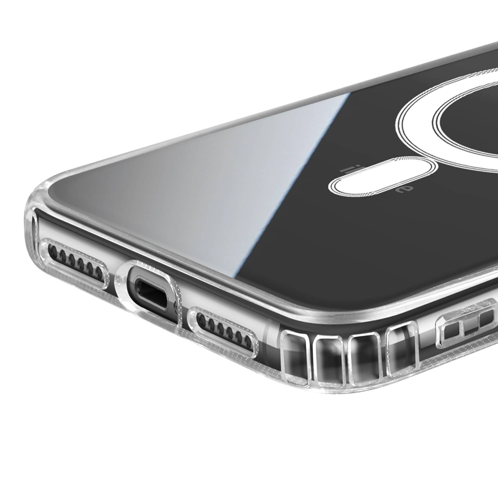Coque MagSafe pour iPhone XR Collection MagStick Clear Jelly-3