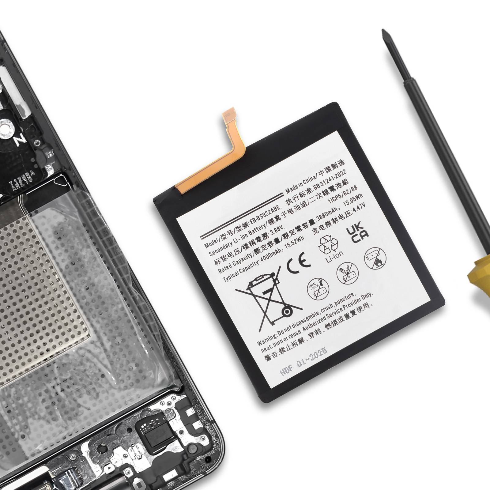 Batterie de Remplacement pour Galaxy S24 Li-ion 3.88V 4000mAh-2