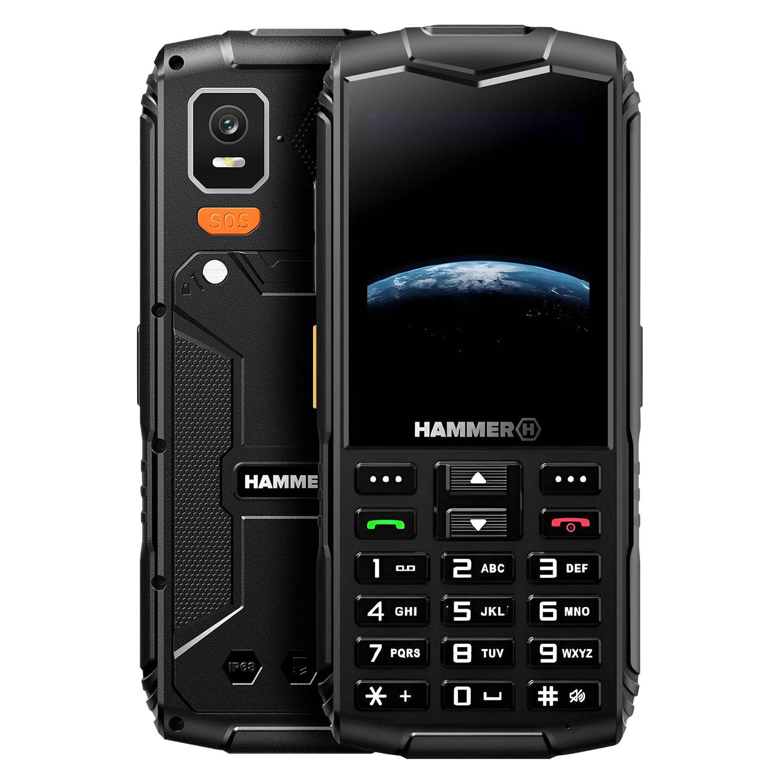 Téléphone Portable Hammer Horizon LTE Double SIM Autonomie 18h Waterproof IP68-0
