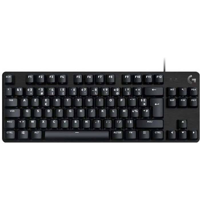 Logitech G G413 TKL SE, Avec fil, USB, Clavier mécanique, AZERTY, LED, Noir-0