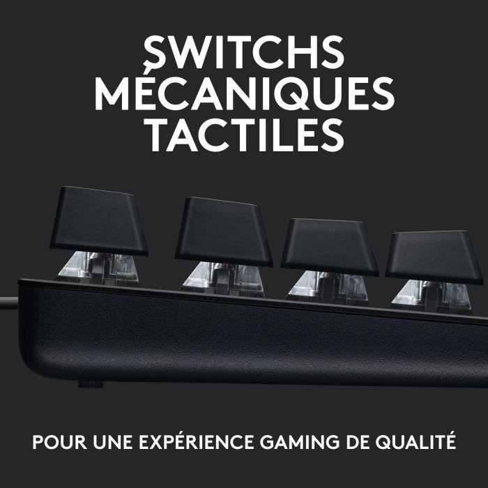 Logitech G G413 TKL SE, Avec fil, USB, Clavier mécanique, AZERTY, LED, Noir-1