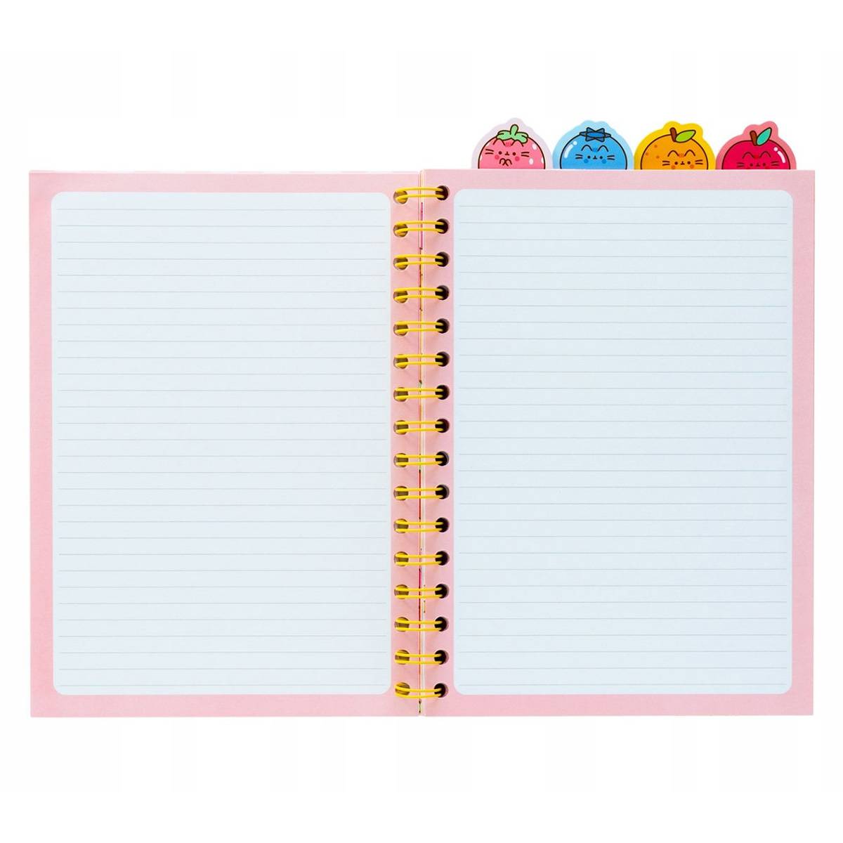 Carnet Onglets Fruits Motif 100% Real Cute Format A5 avec Intercalaires Colorés-1