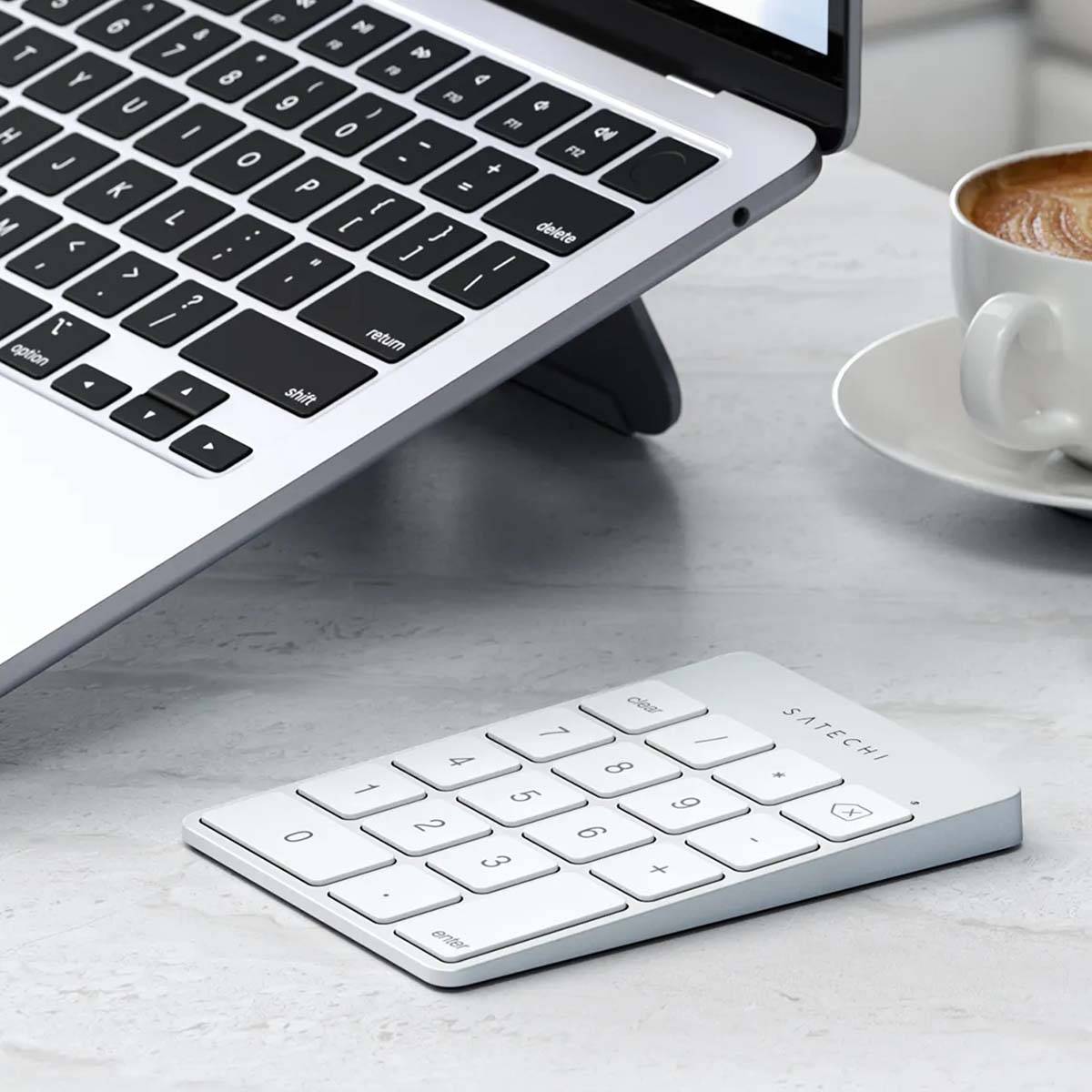 Pavé Numérique sans Fil Bluetooth en Aluminium Ultra Fin-2
