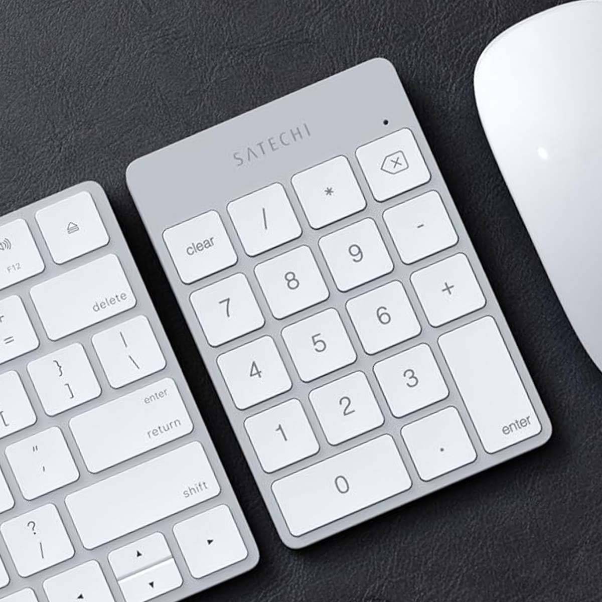Pavé Numérique sans Fil Bluetooth en Aluminium Ultra Fin-4