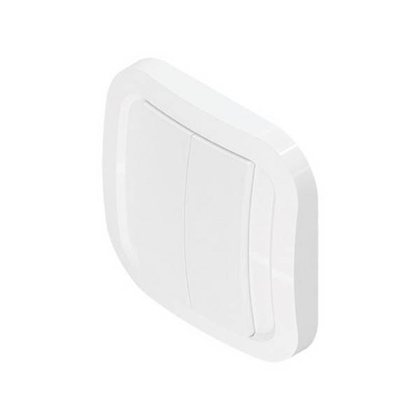 Interrupteur Mural sans Fil 2 Boutons Compatible EnOcean