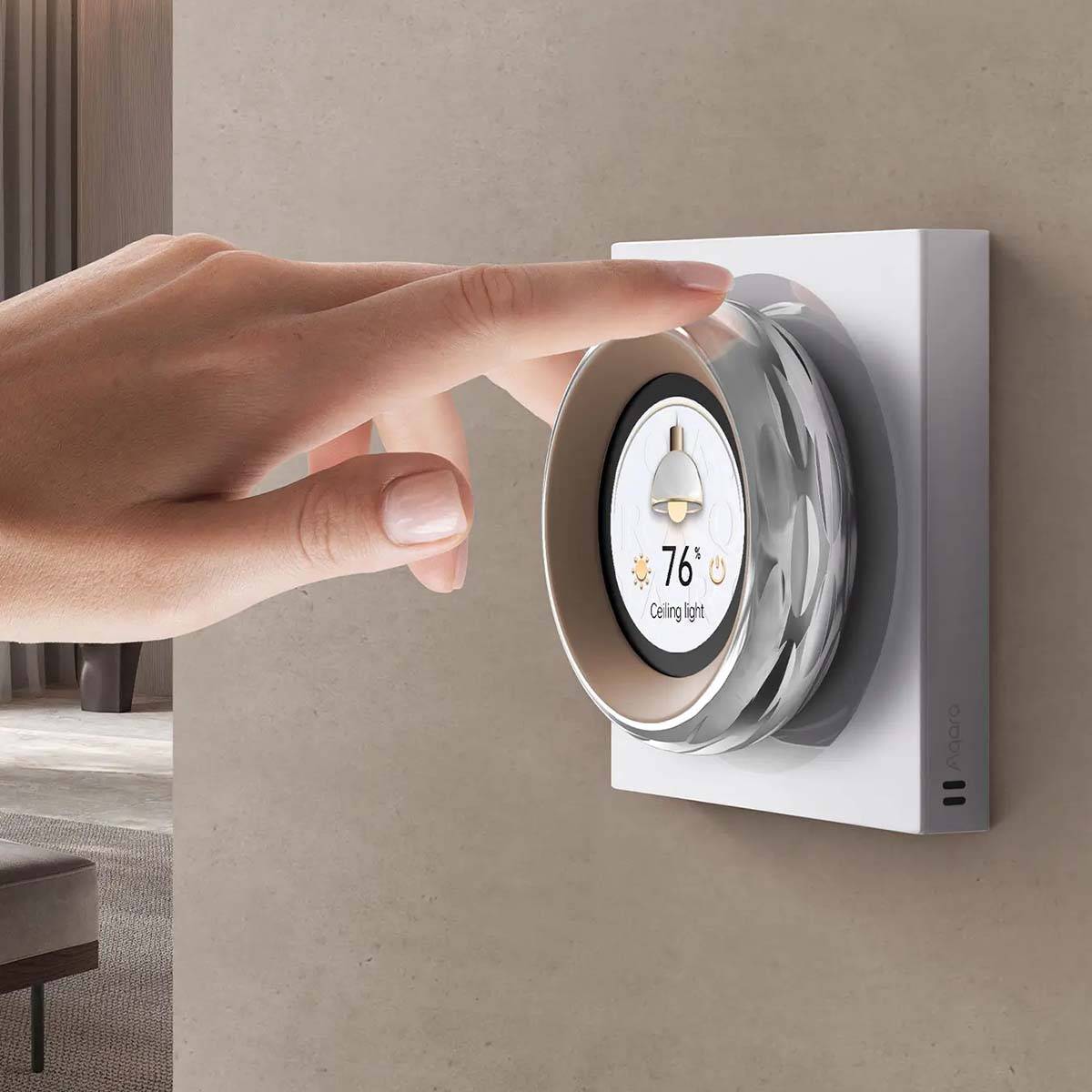 Molette Interrupteur Tactile Connectée avec Capteurs et Écran Personnalisable-4