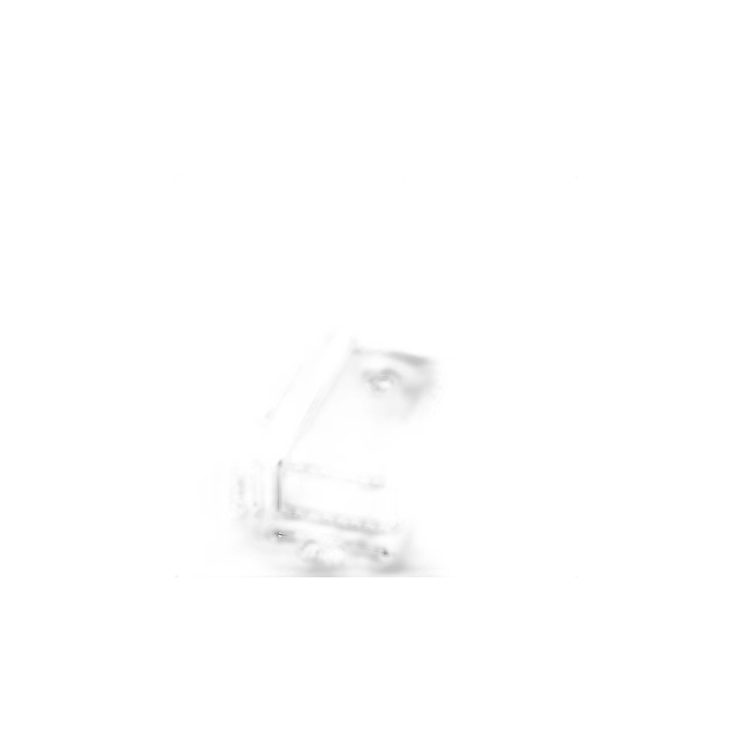 Rail Monophasé MaxPower 2 mètres Blanc - Ledme - LM3203-1