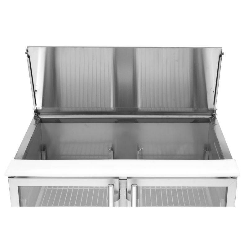 Saladette Compacte - 2 Portes Vitrées à Toit Ouvrant-2