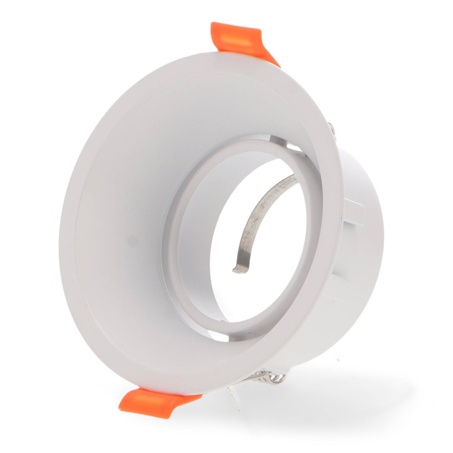 Anneau inclinable rond blanc série Evo pour Gu10/MR16 - Ledme - LM4325-0