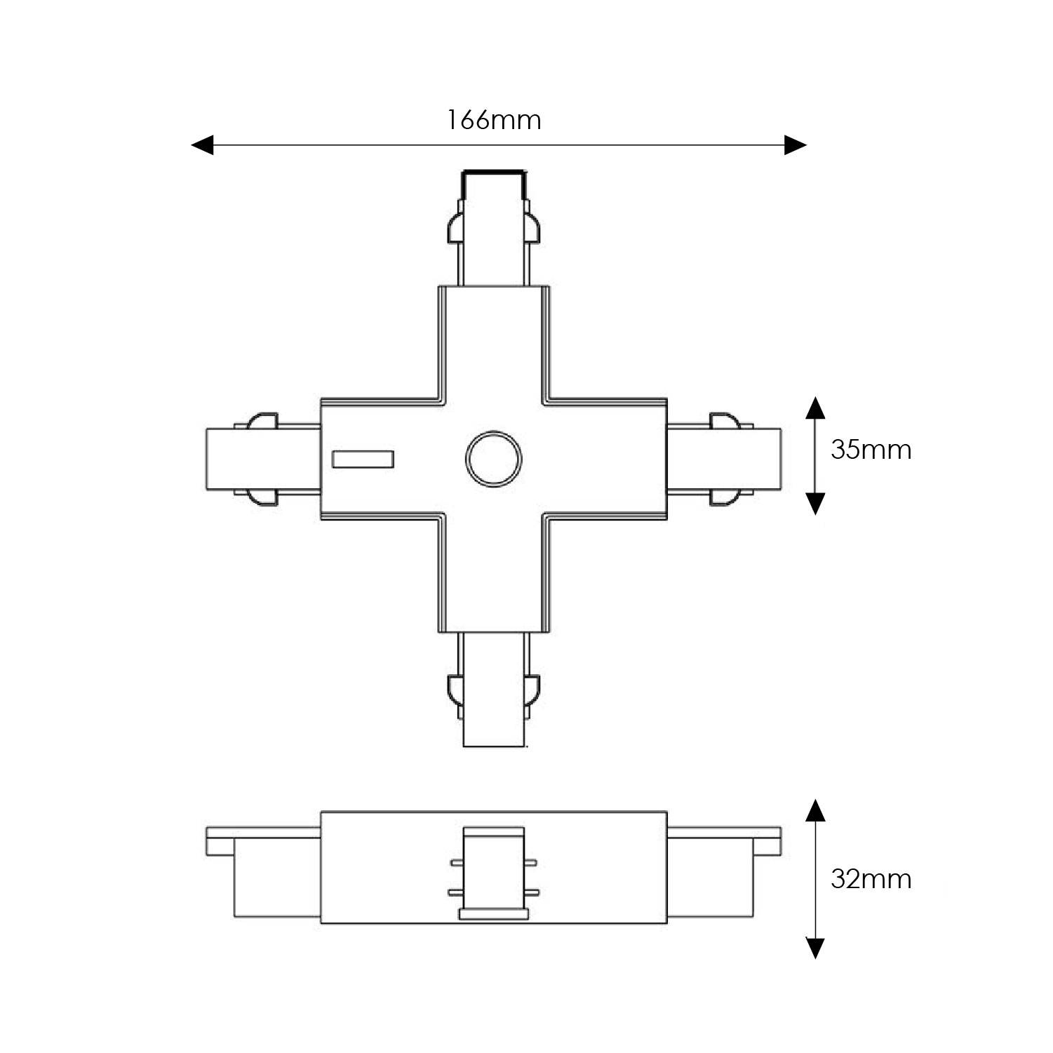 Connecteur type X pour rail triphasé - Ledme - LM3215-1