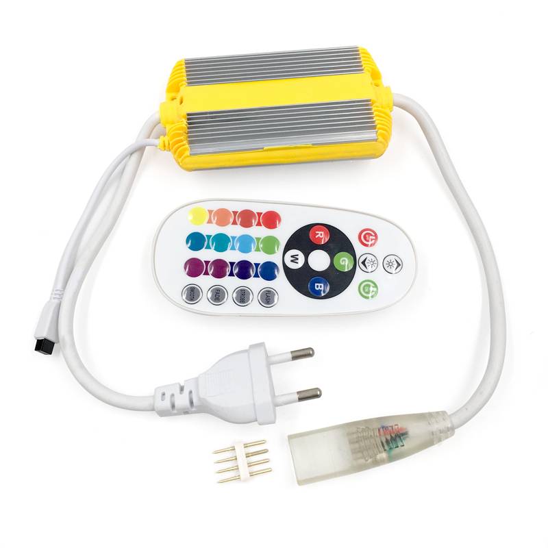 Contrôleur de bande LED Rozok 220V RGB avec télécommande - DSC - Ledme - LM2033-0