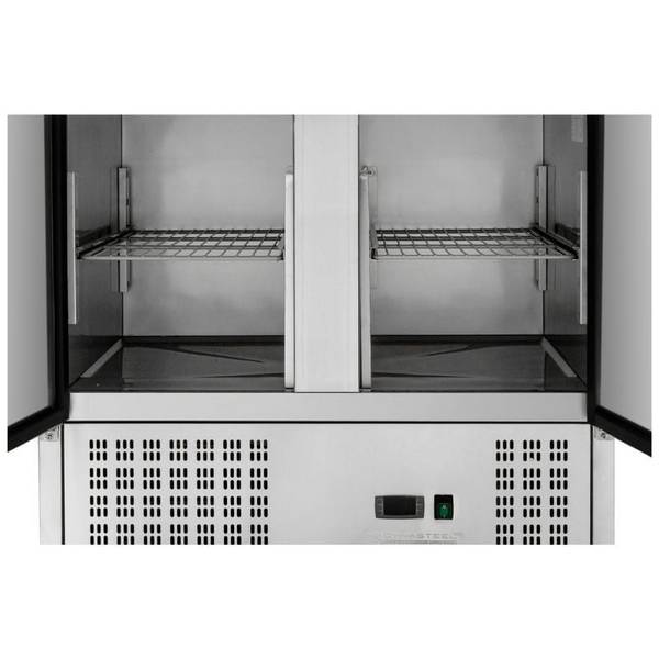 Saladette Compacte 2 Portes - Avec Couvercle coulissant