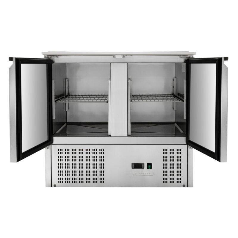 Saladette Compacte 2 Portes - Avec Couvercle coulissant-2