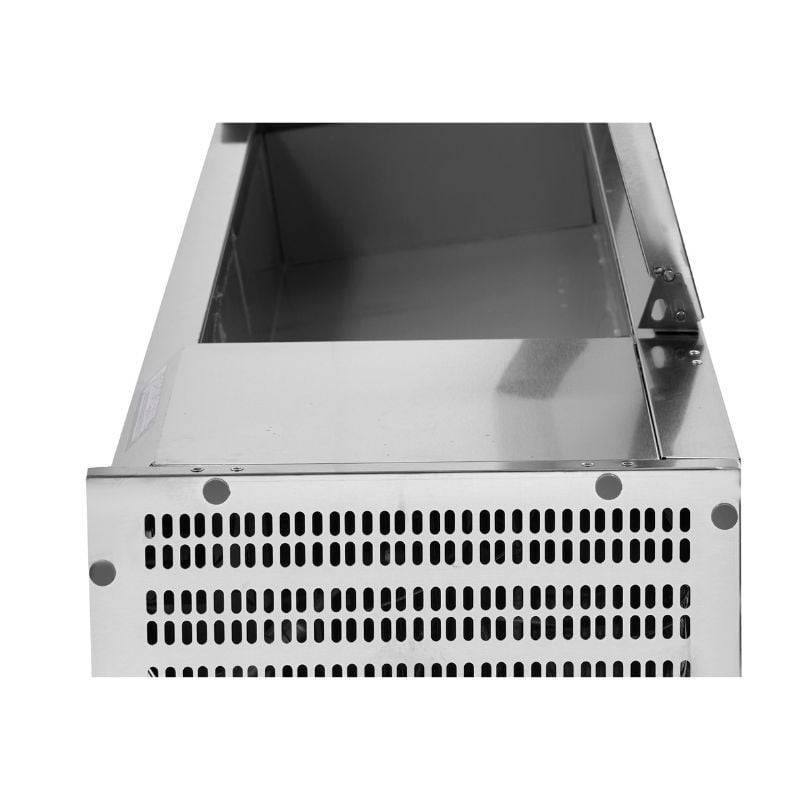 Saladette Réfrigérée à Poser Couvercle Inox - 6 x GN 1/3-0