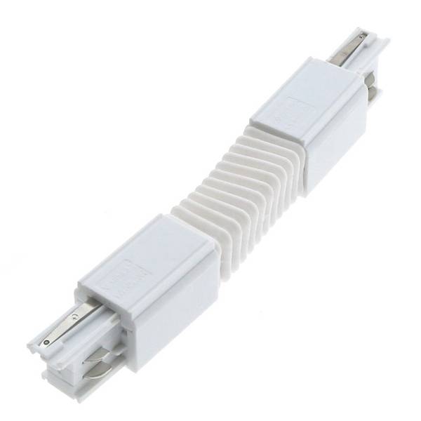 Connecteur Flexible Blanc pour Rail Triphasé - Ledme - LM3225