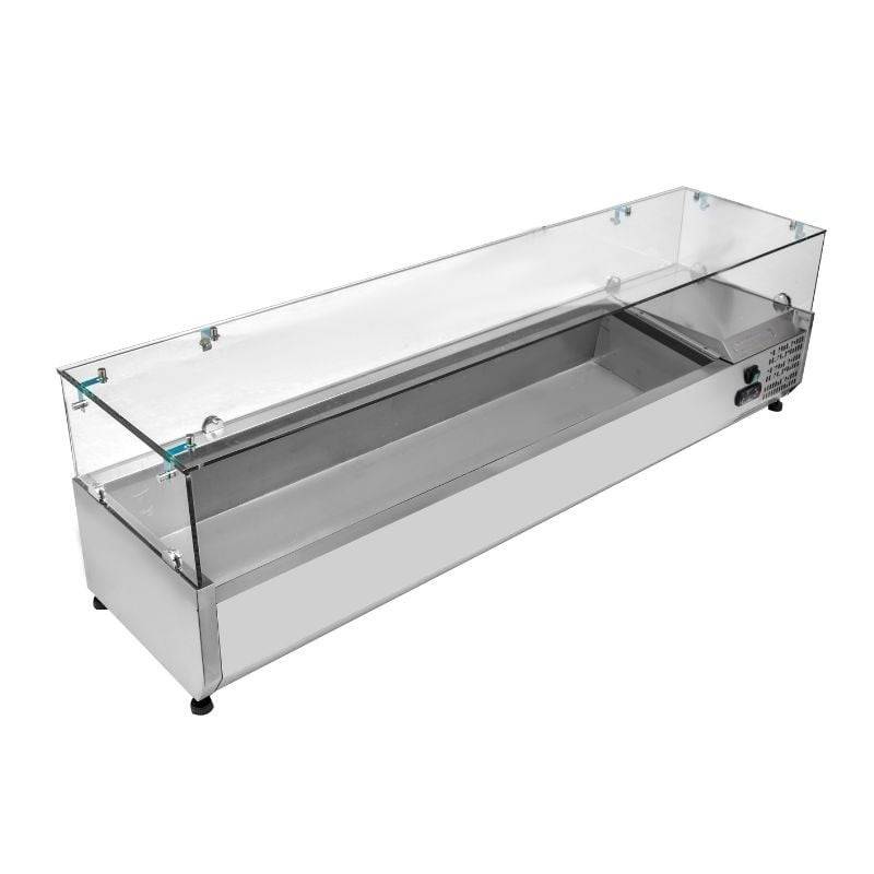 Saladette Réfrigérée à Poser Vitrée - 7 x GN 1/3-2