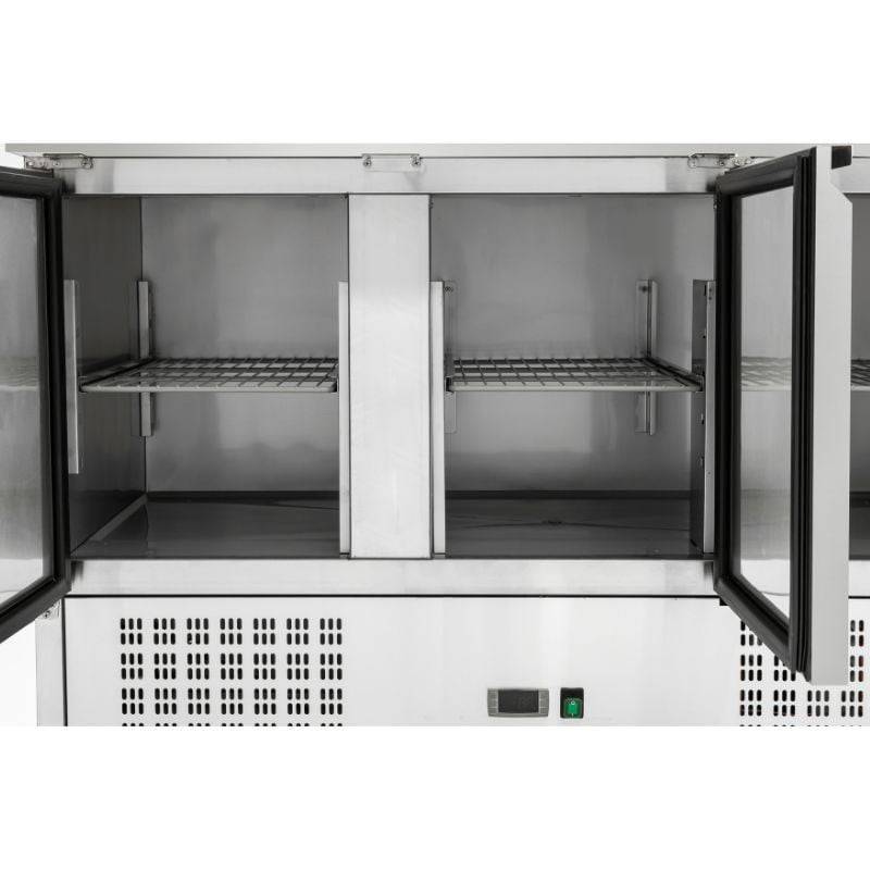 Saladette Compacte 3 Portes - Avec Couvercle Coulissant-2