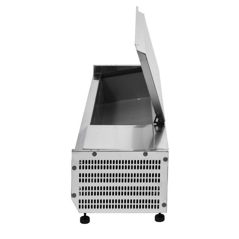 Saladette Réfrigérée à Poser Couvercle Inox - 6 x GN 1/4-0