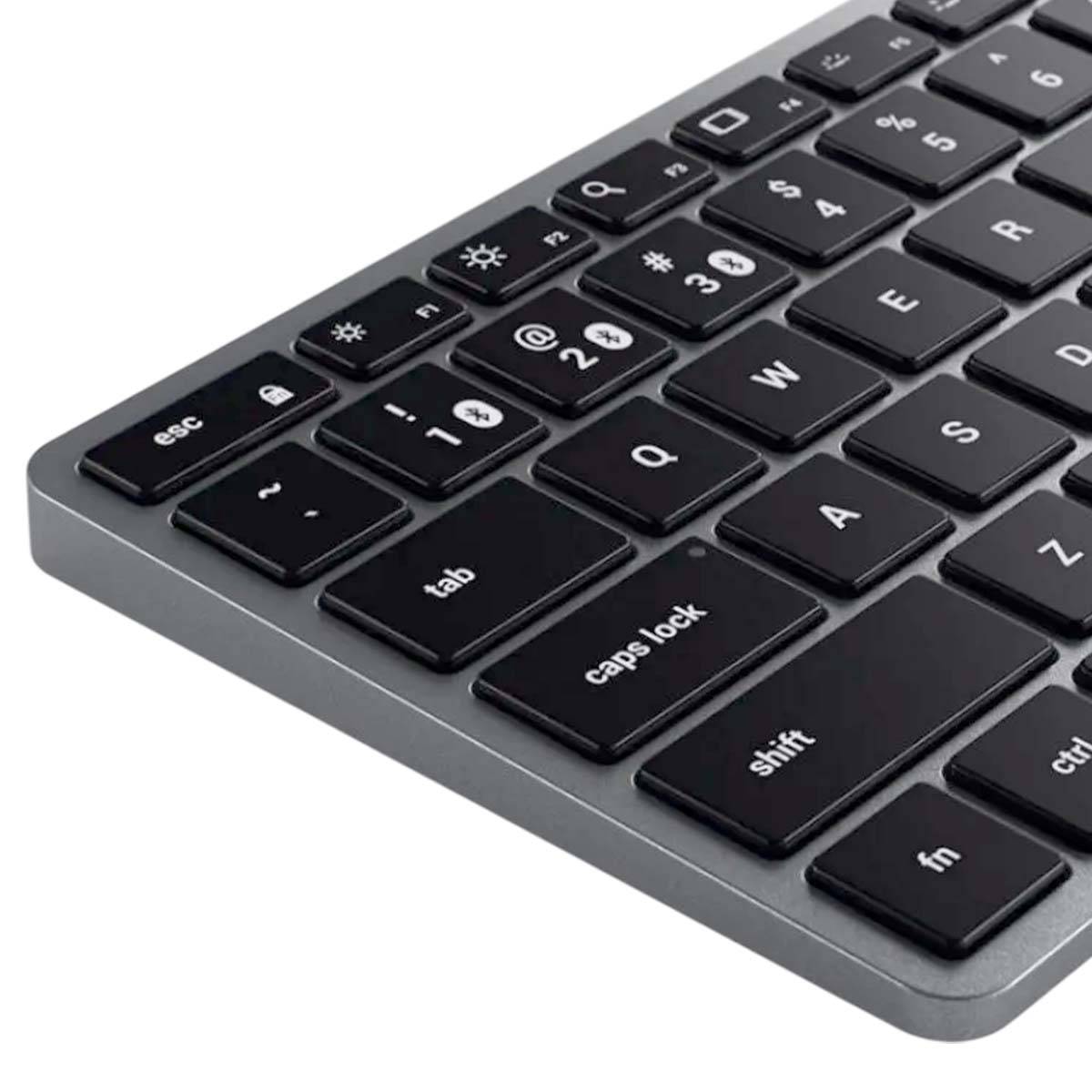 Clavier Rétroéclairé Espagnol Bluetooth Compact Slim X1 sans Pavé Num-3
