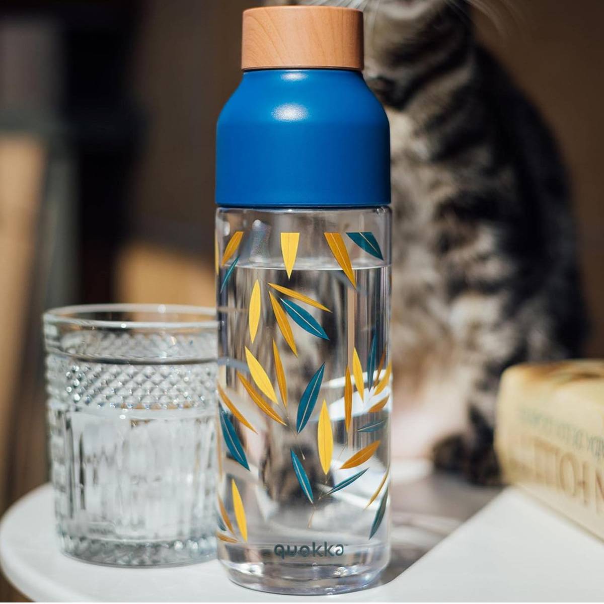 Bouteille d'eau Bouchon et Design Bambou 720ml en Ecozen-2